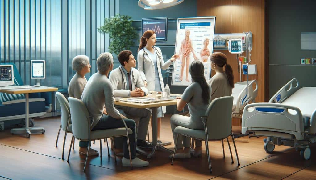 Educating patients and their families about care procedures, disease management, and healthy practices empowers them and enhances care continuity.