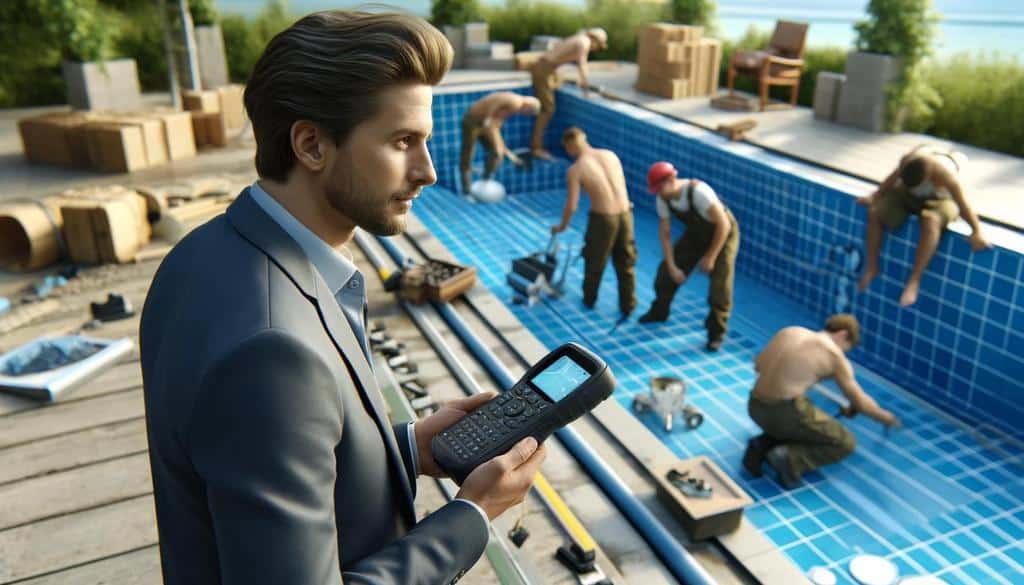 When enhancing your property with a luxurious swimming pool, careful monitoring of the installation process is paramount.