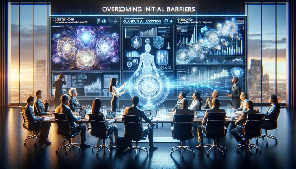 As with any emerging technology, initial barriers to Quantum AI adoption include: