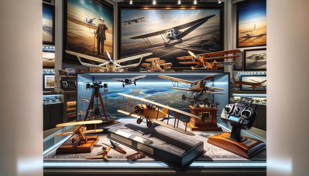 Many artists specialize in creating aviation-inspired artwork, such as paintings, sculptures, or prints.