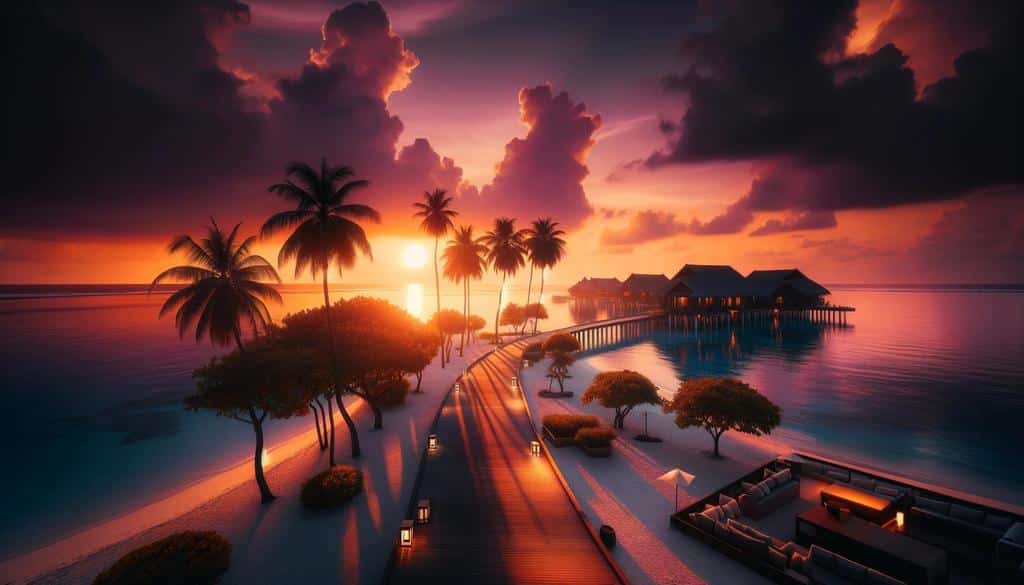 Imagine unwinding in a luxurious Maldives overwater bungalow, savoring the tranquility and beauty of this tropical paradise