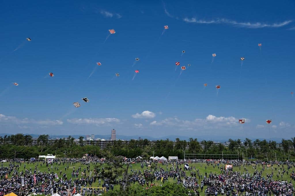 A kite festival in Hamamatsu