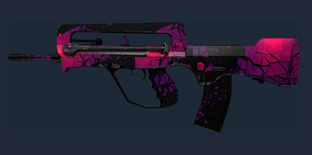 FAMAS | Pulse is considered a "Restricted" type of skin.