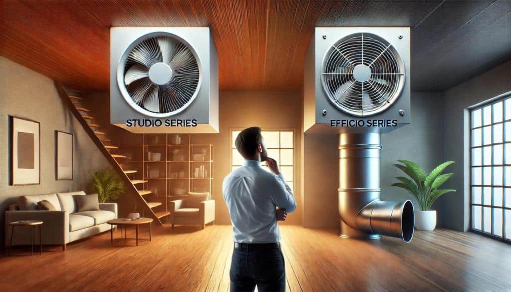 Selecting between the Studio Series and the Efficio Series exhaust fans requires careful consideration of your individual needs and preferences.