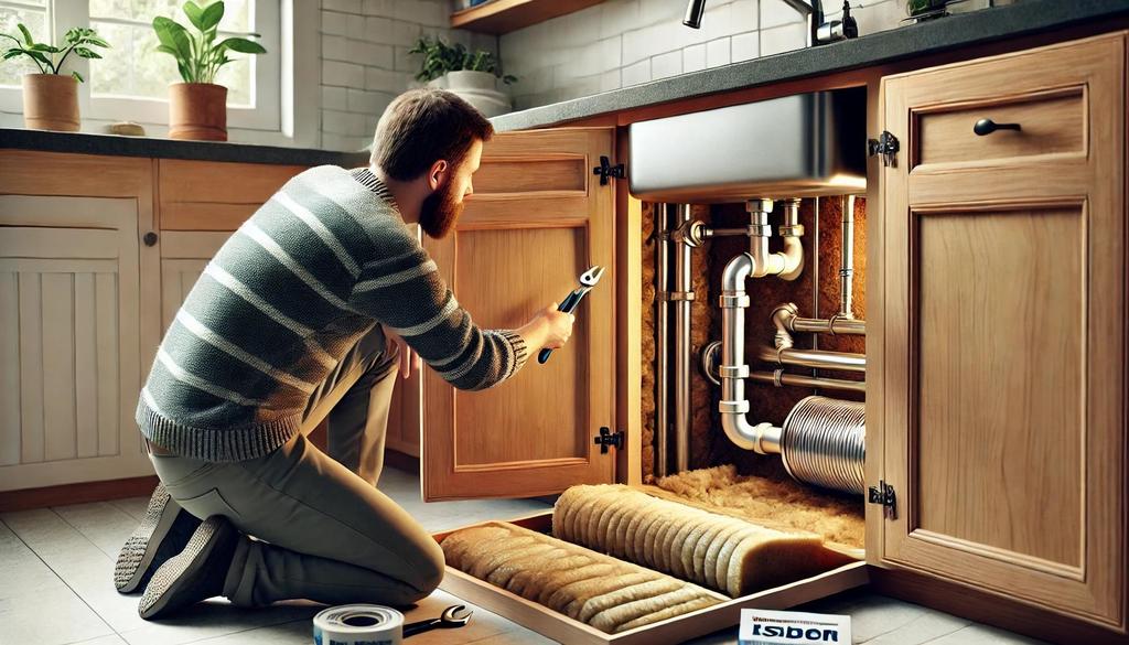 Frozen pipes are a frequent issue in winter, particularly in unprotected outdoor spaces.
