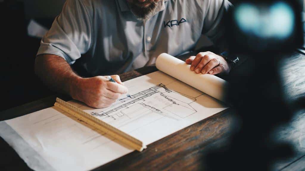 Construction project drawing