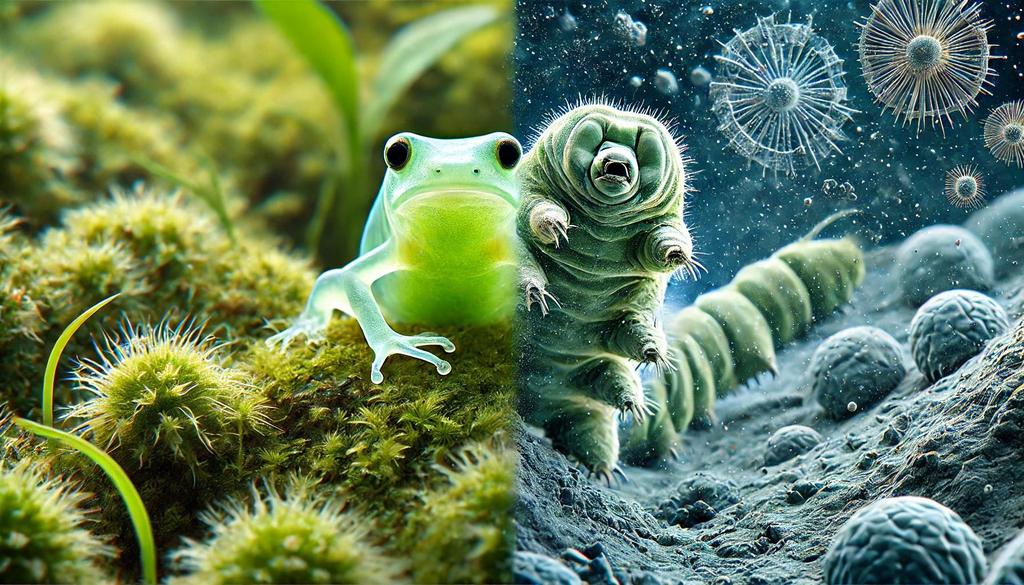 The resilience of both glass frogs and tardigrades illustrates nature's incredible capacity for adaptation.