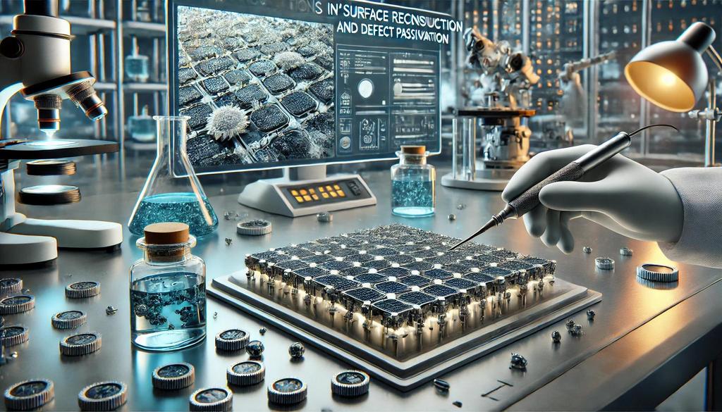 One of the critical challenges facing perovskite solar cells is the presence of defects within their structure, which can lead to non-radiative energy losses.