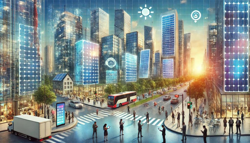 Transparent Solar Cells Poised to Power Smart Cities and Transform ... - Energy Efficient Urban Skyscrapers With Solar Windows