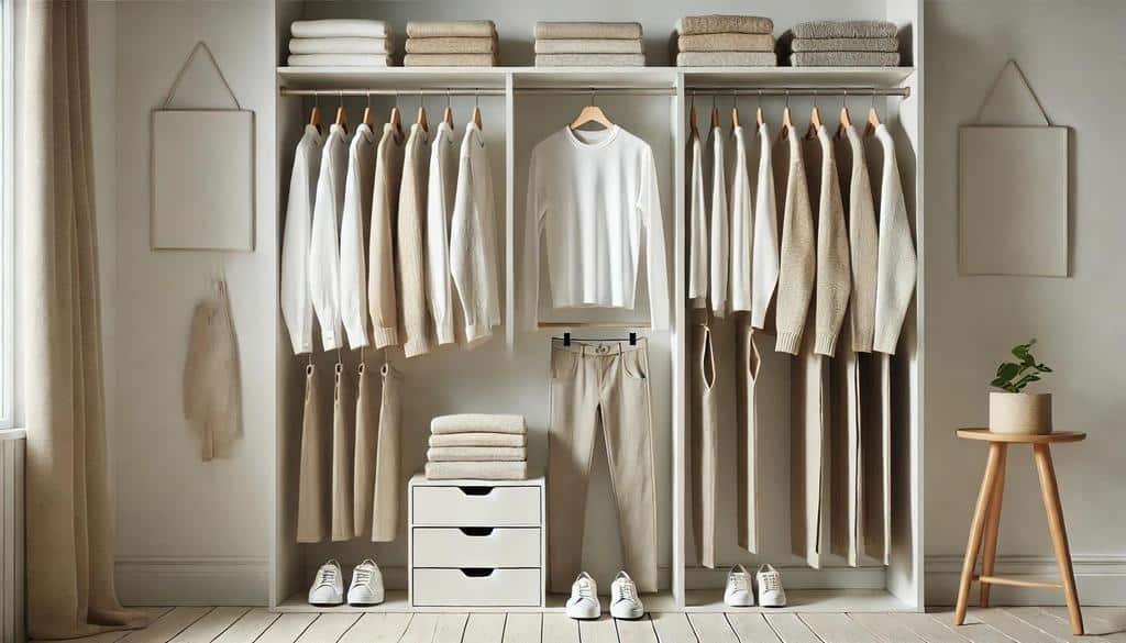 A minimalist wardrobe is one of the most rewarding aspects of adopting a simpler lifestyle.