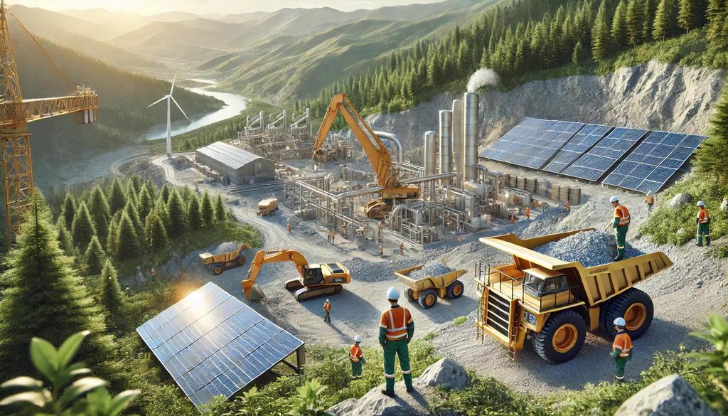 Mining for essential minerals like quartz, lithium, and cobalt facilitates the production of cutting-edge gadgets and systems integral to the AI and renewable energy sectors