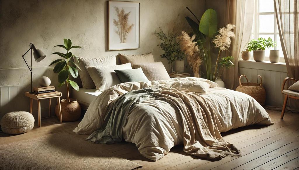 Natural bedding is also a more sustainable option, as these resources are renewable and biodegradable.