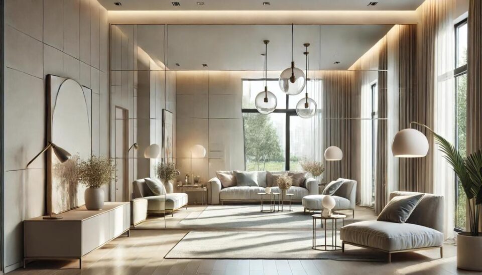 How to Make Your Home Feel Bigger with Mirrors and Lighting