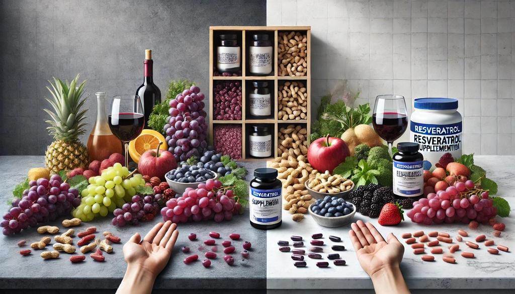 Let's investigate whether resveratrol supplements are more effective than their natural counterparts