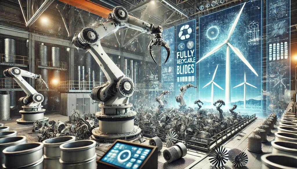 Several companies are now manufacturing turbines using recyclable materials, such as metal blades that can be repurposed once they are no longer in use.