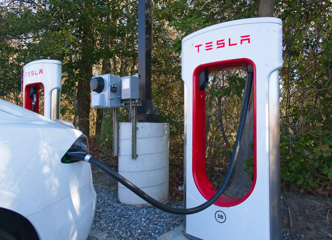 Tesla EV electric car charger
