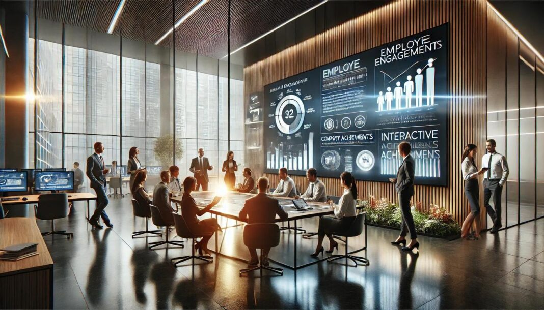 Employee Engagement Through Digital Signage in the Workplace