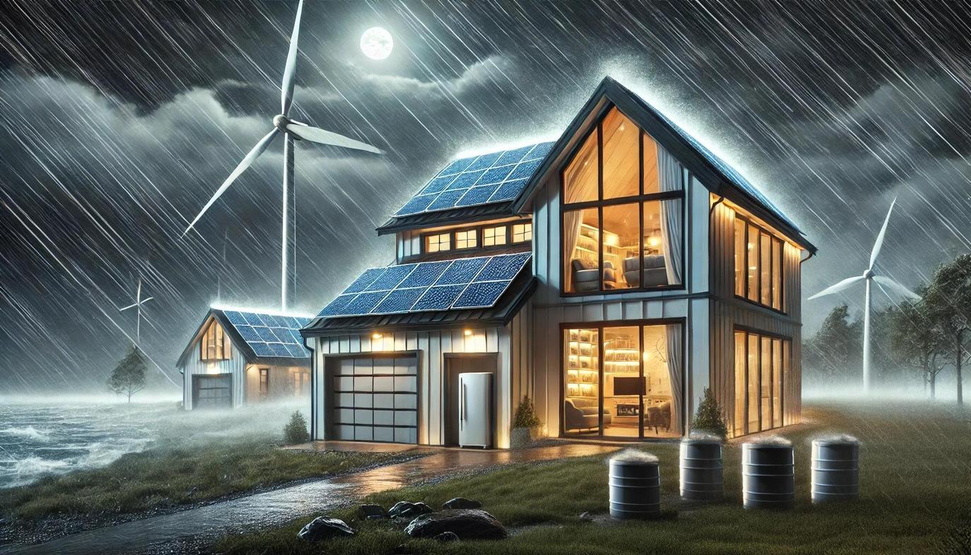 Sustainable homes can stay powered without relying on the grid.
