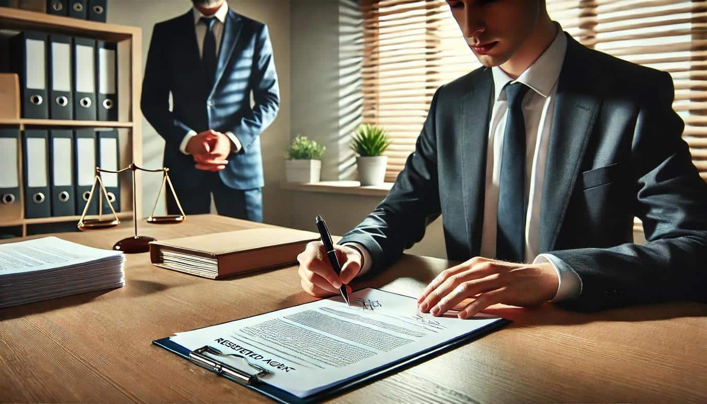 Registered agents provide a physical address where a courier can deliver legal documents and government correspondence.