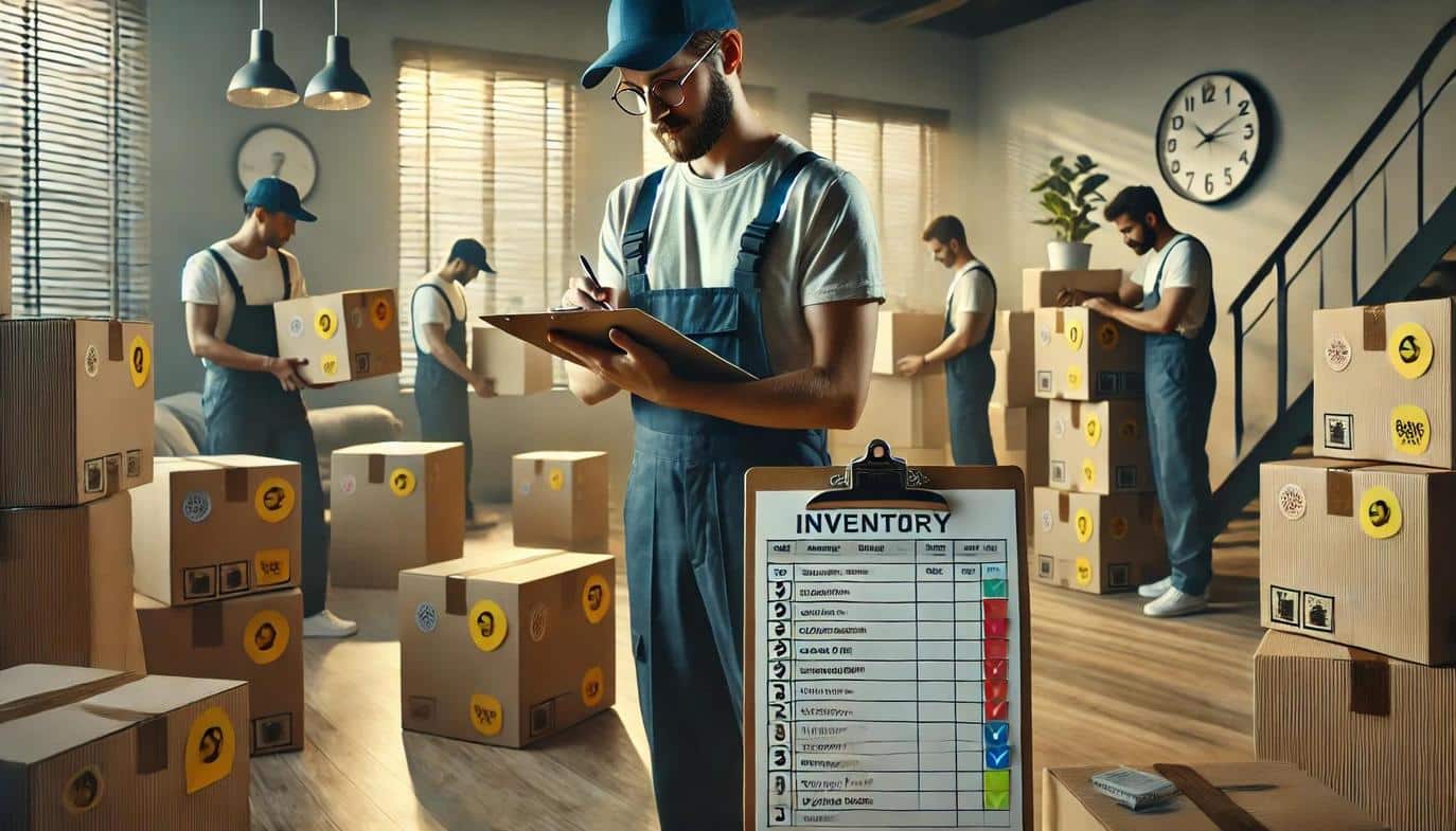 When the moving team arrives at your new home, they know exactly where each box should go.