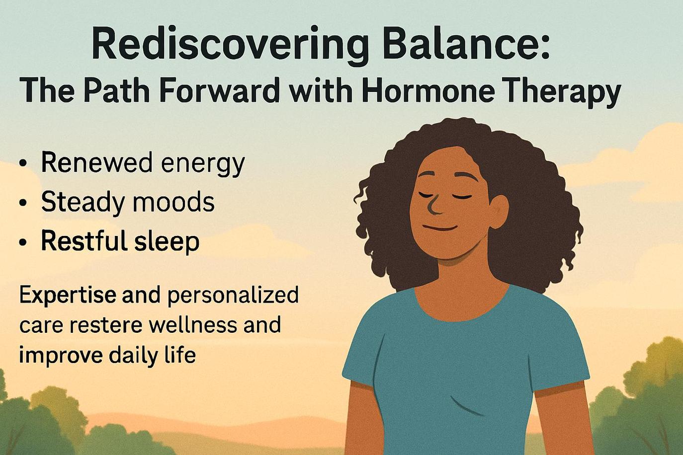 The journey toward hormone balance opens doors to renewed energy, steady moods, and restful sleep.