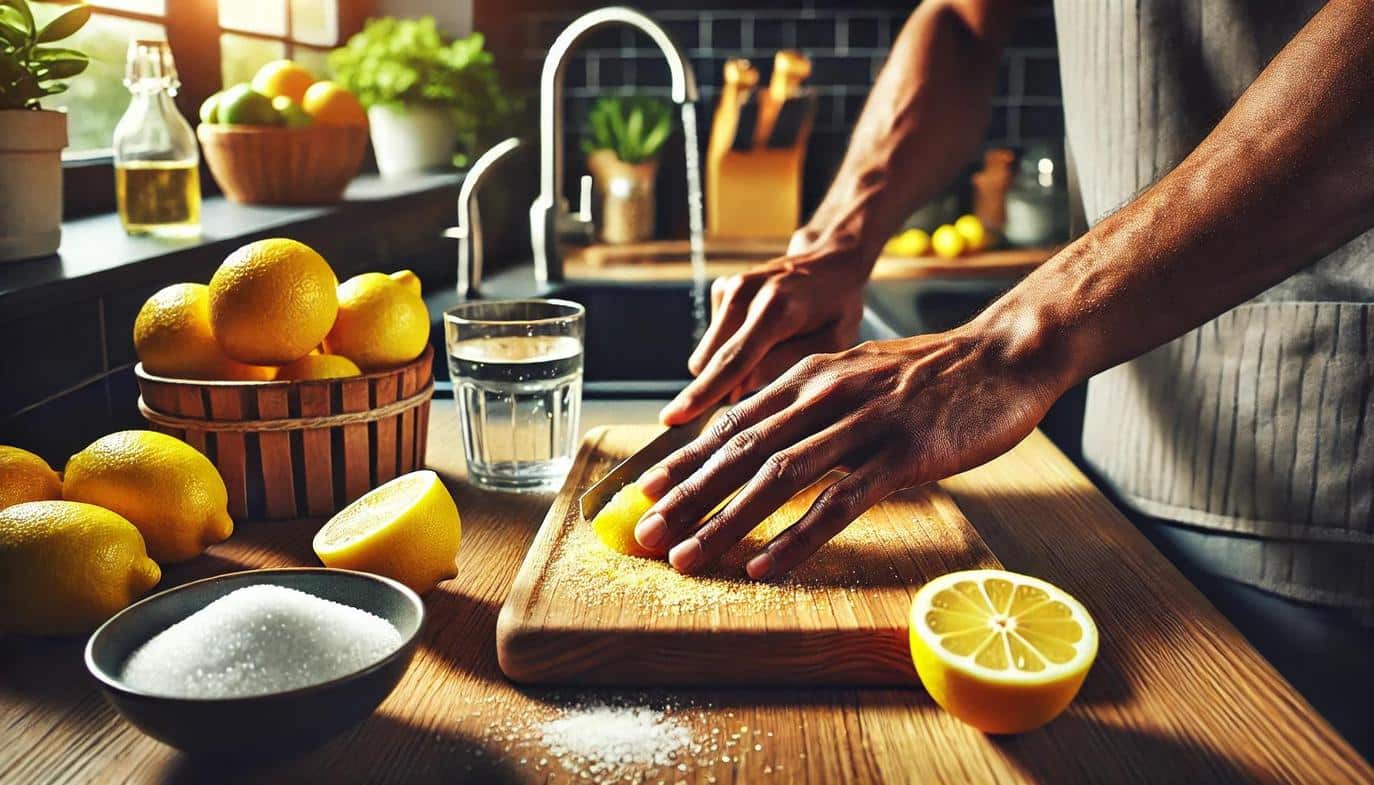 A straightforward natural method exists to restore your cutting board instead of discarding it or cleaning it with damaging chemicals.