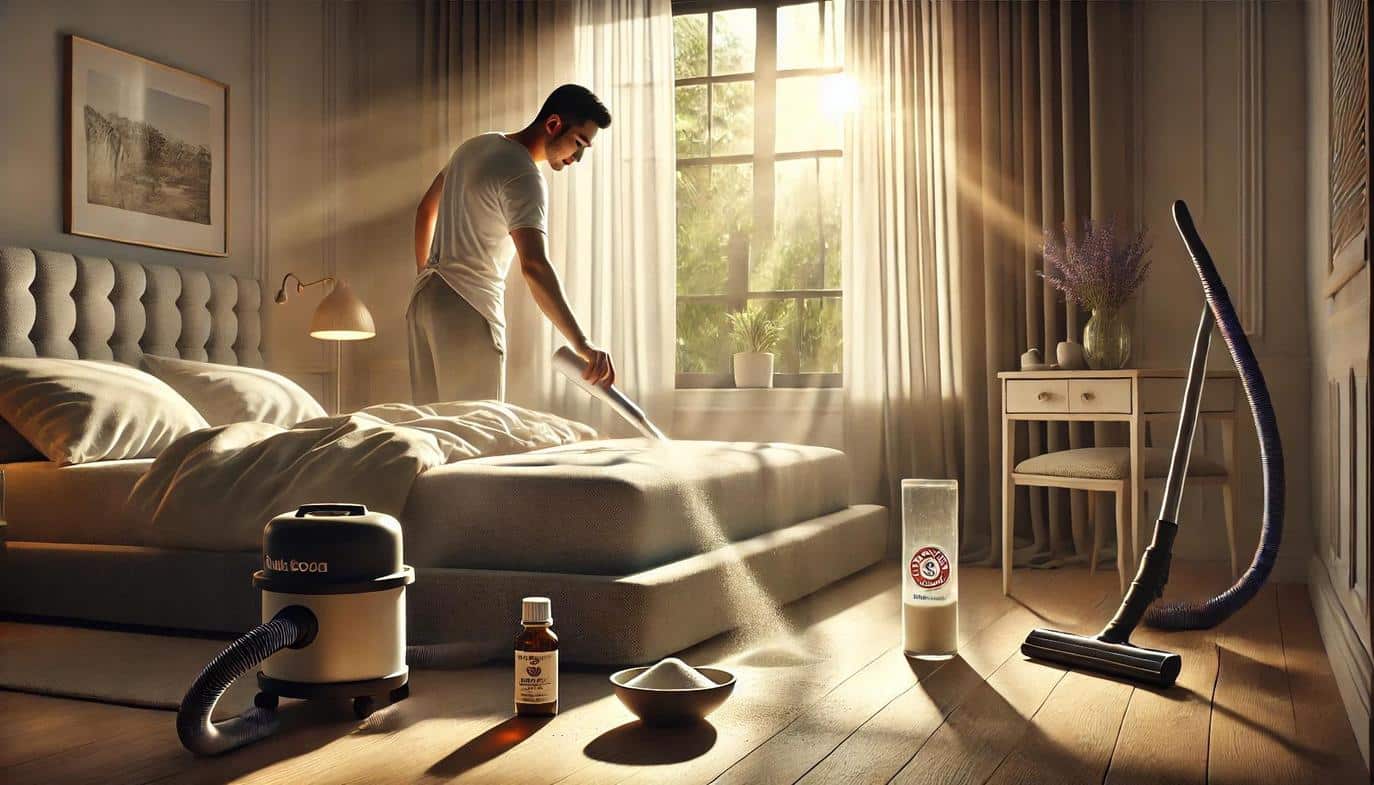Your mattress functions as a resting space, but it attracts dust mites together with sweat and persistent odors.