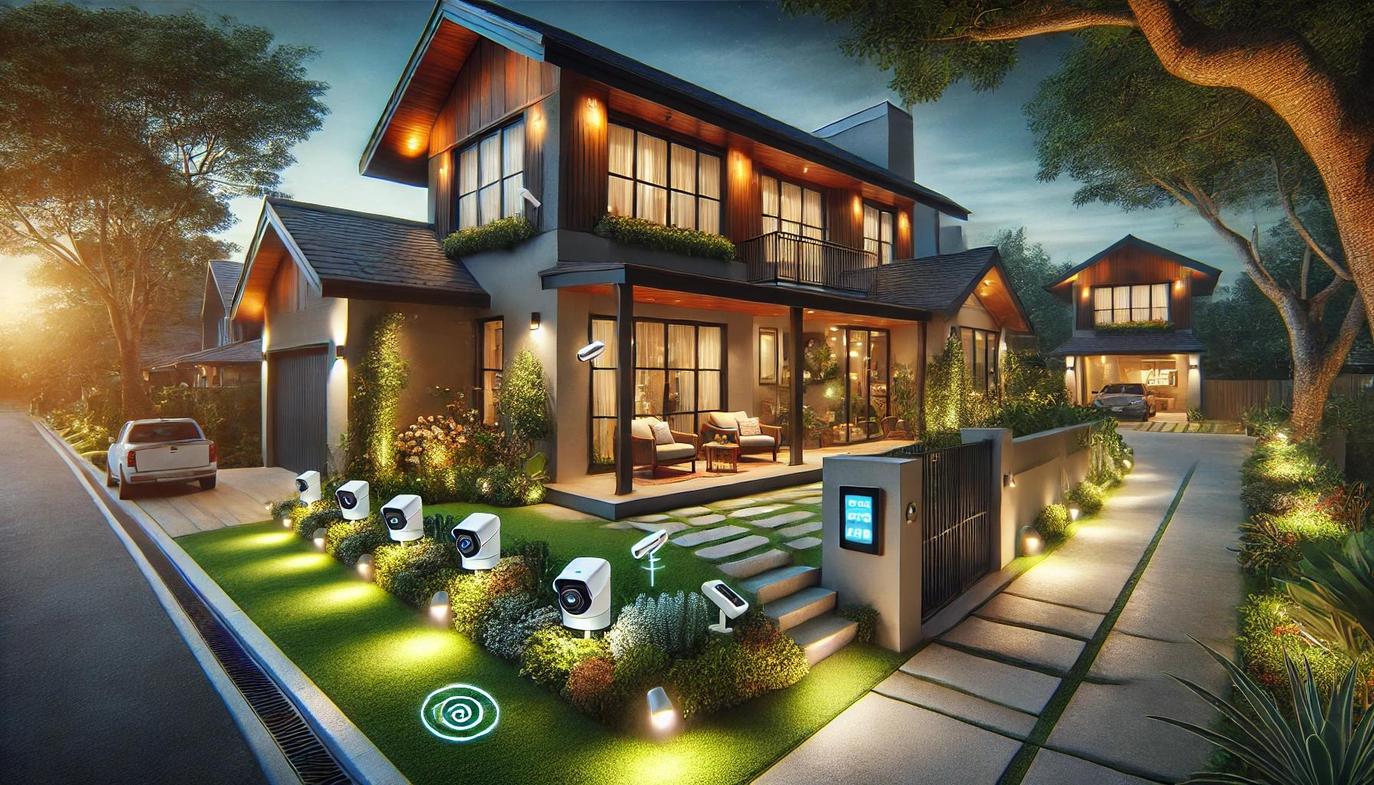 Smart lighting, for example, can highlight architectural features, garden elements, or seasonal decorations—extending curb appeal into the night.