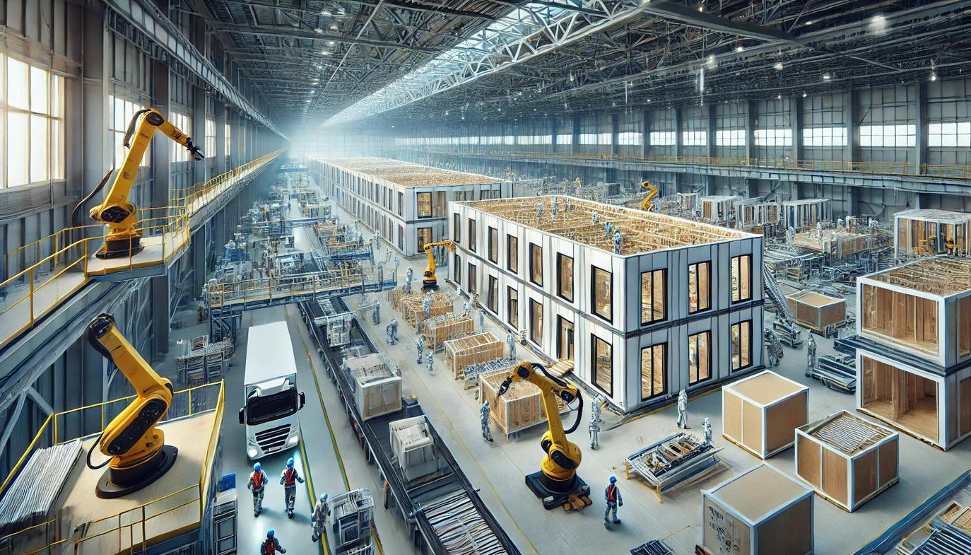 Off-site construction has grown in popularity, especially for modular buildings and prefabricated parts.
