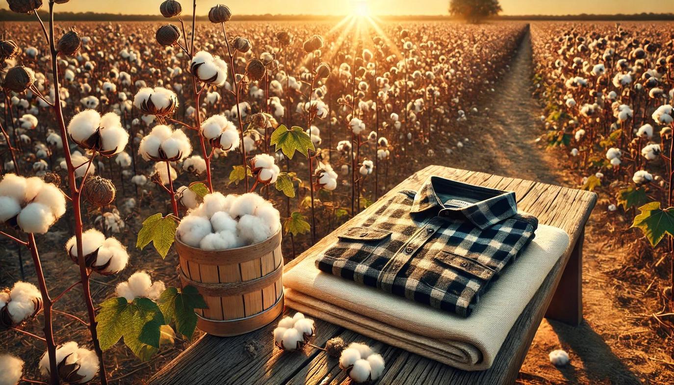 Organic cotton flannel offers a sustainable choice, reducing the impact on the environment.