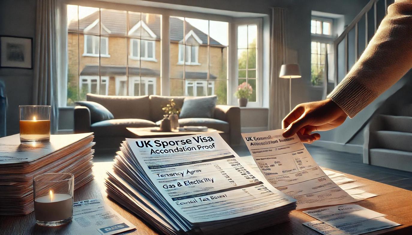 To prove that your UK accommodation meets the spouse visa requirements, you must be able to provide the following documents