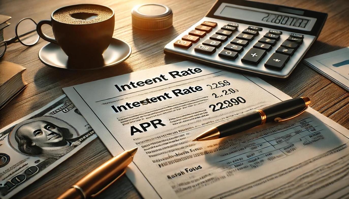 The interest rate shows the basic cost a borrower pays to use money from a lender.