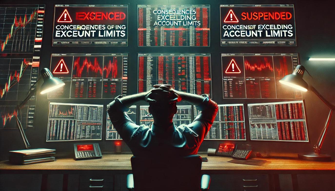 Some traders mistakenly believe they can evade detection for breaking account rules by using different emails or aliases.