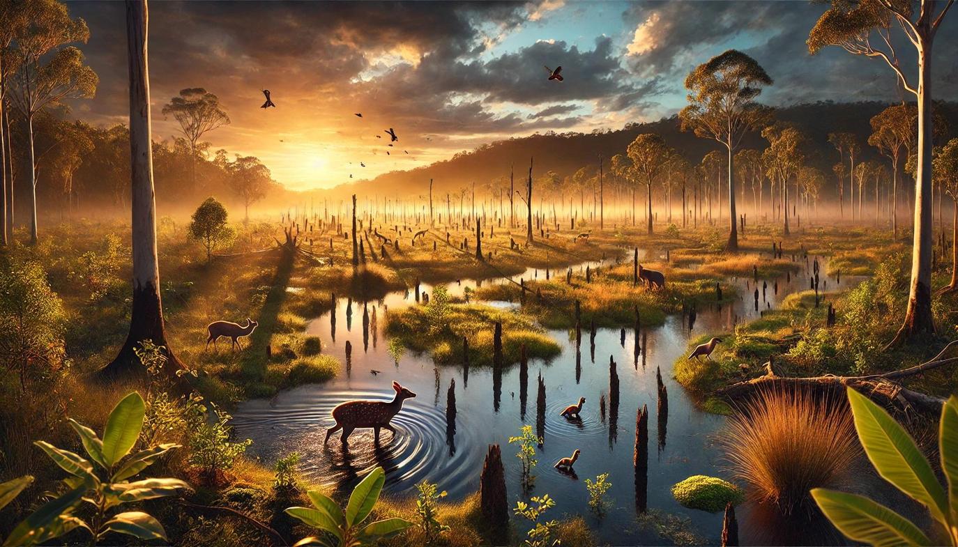Peatlands accumulate so slowly that their carbon stores are irreplaceable on human timescales.