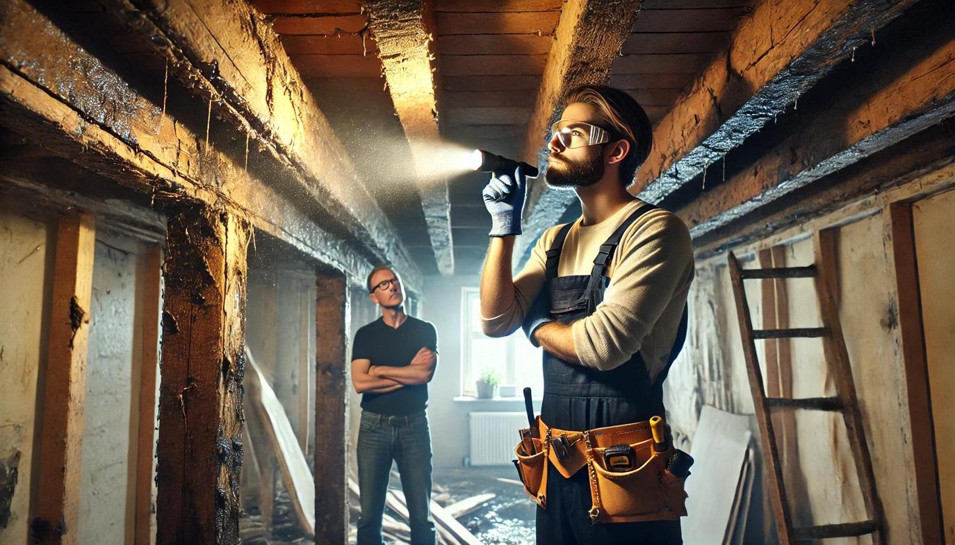 When hidden damage is first discovered, the most important step is to pause and take a careful look at the issue before proceeding.