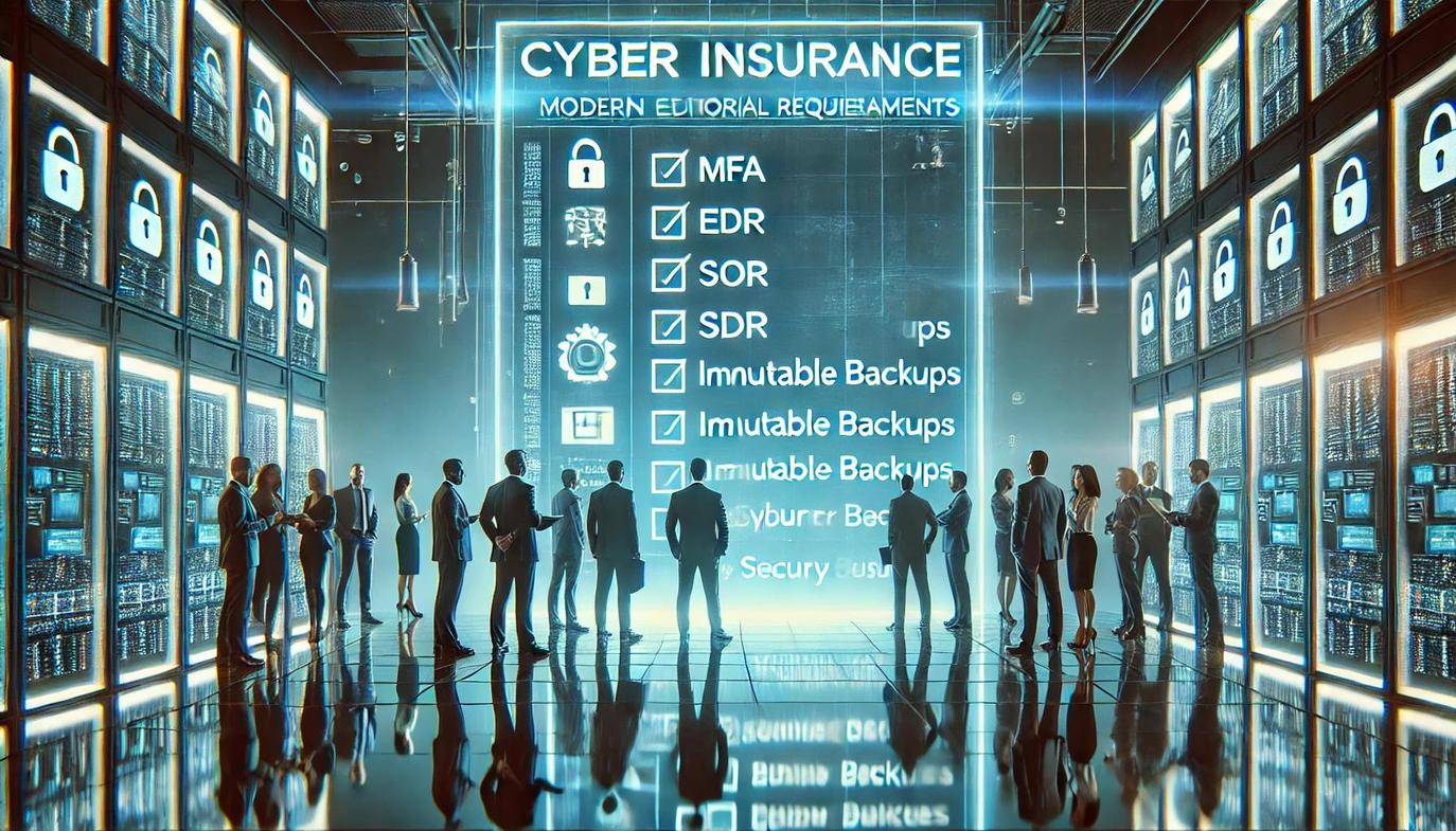 A review of a modern cyber insurance application reveals what is now considered baseline.