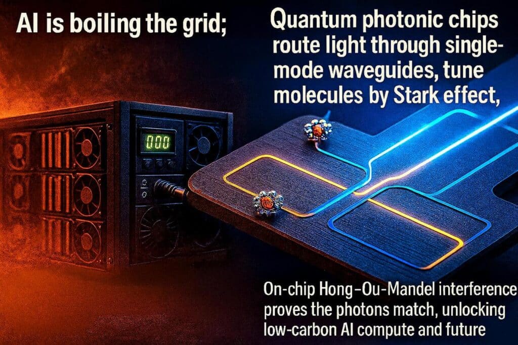 Quantum Photonic Chip Breakthrough Harnesses Single Molecules for Low ...