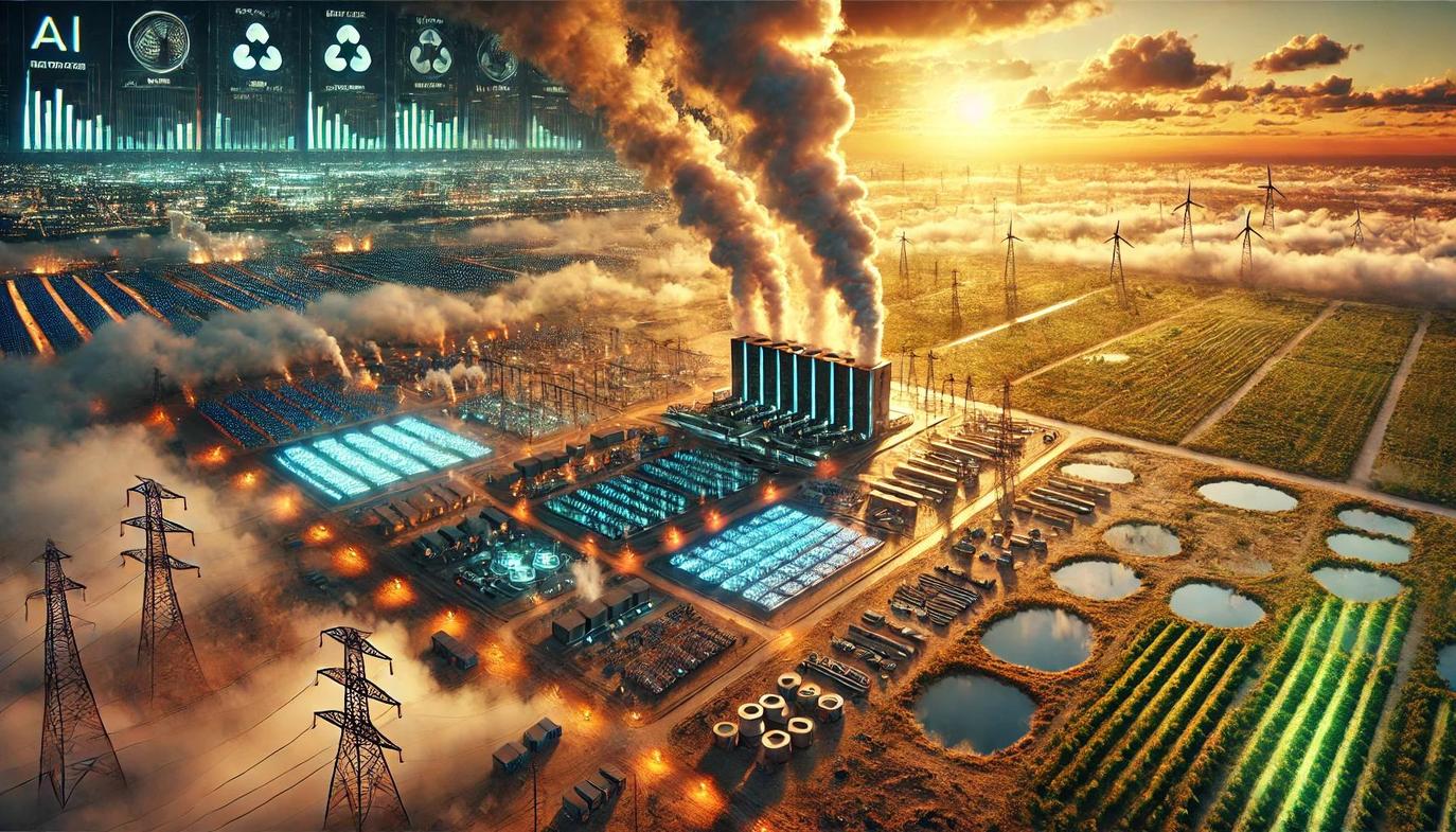 Training large models and serving billions of daily requests increases electricity demand in clusters where capacity is available.