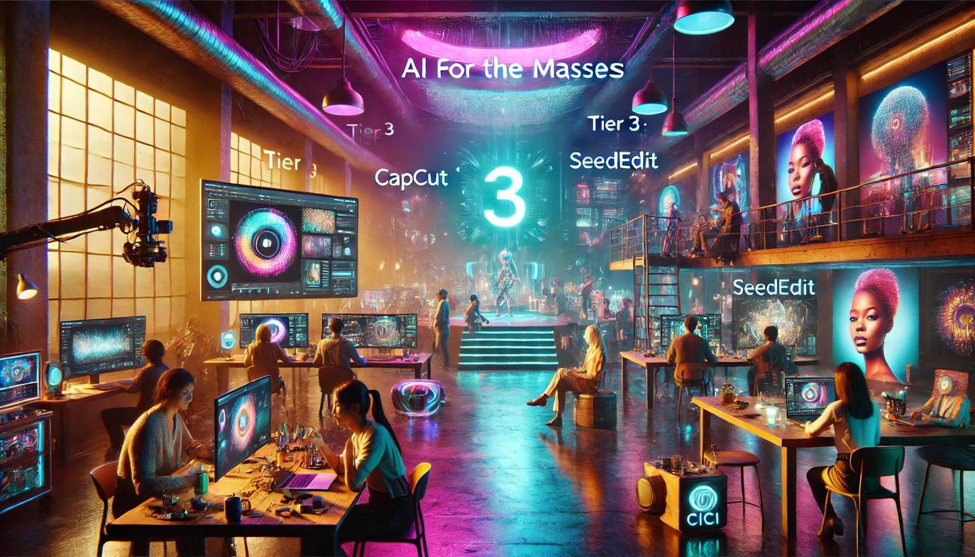 The free AI video generator turns a short description into a complete clip with timing, voiceover, and subtitles using the CapCut AI video generator.