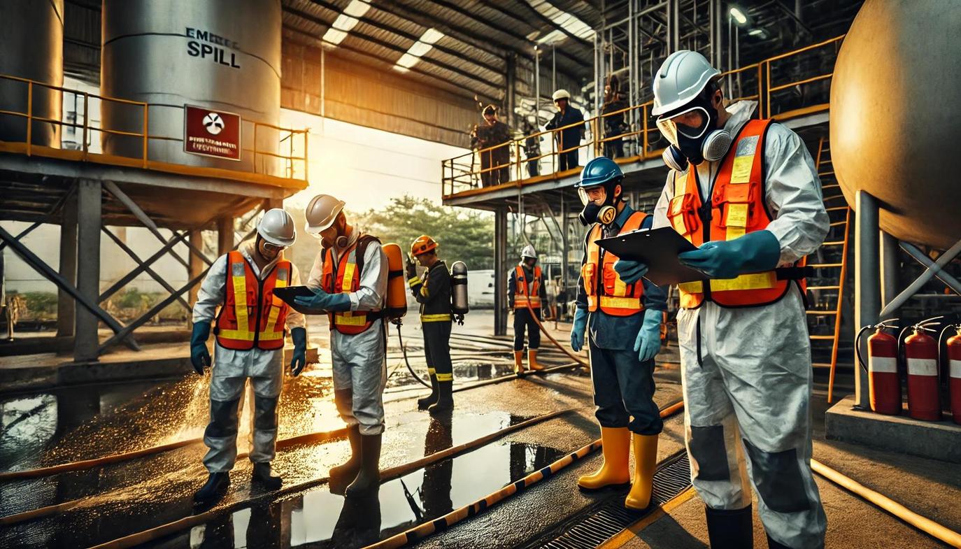 During and after an incident, keep a contemporaneous log of actions taken, sample results if collected, and waste movements