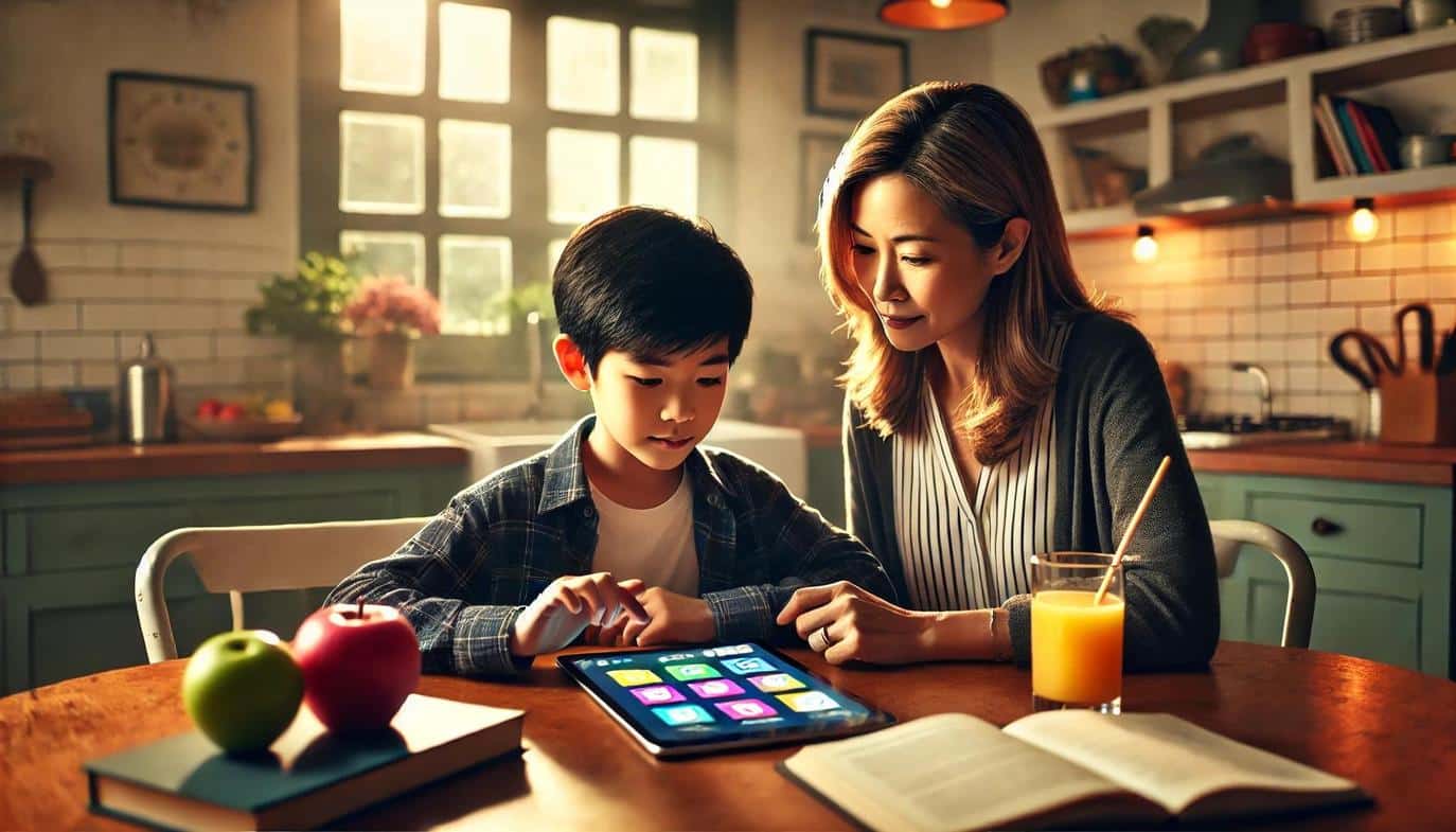 Adult guidance regarding technology's influence on emotion and attention provides children with essential cognitive tools.