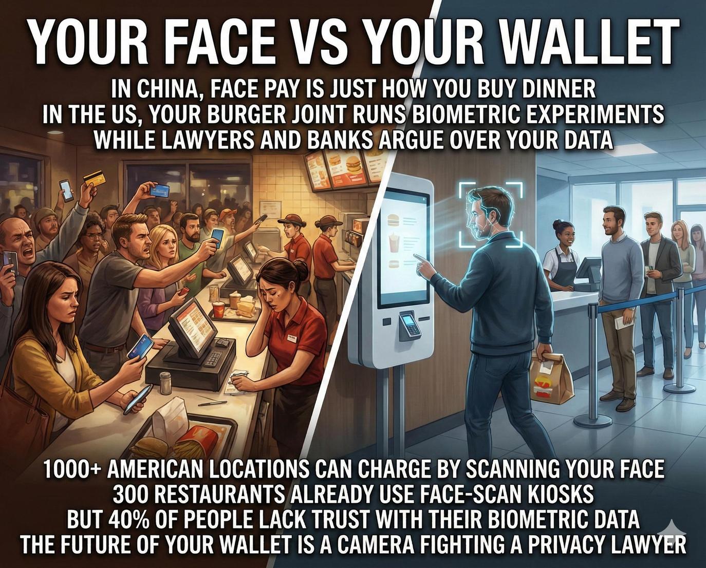 Steak 'n Shake has implemented PopID systems for facial recognition checkouts across more than 300 restaurants nationwide