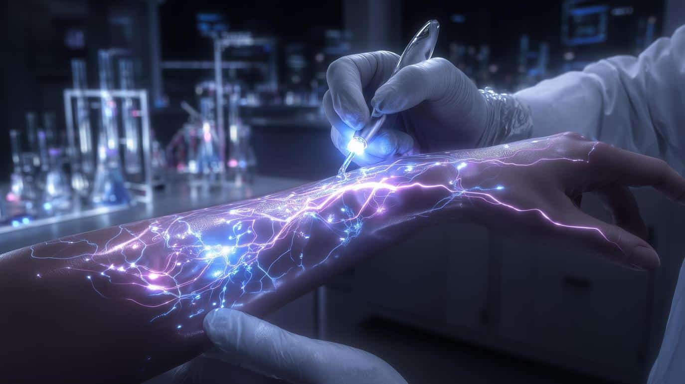 To demonstrate the performance of their new light-printed electrodes, researchers tested them on anesthetized mice.