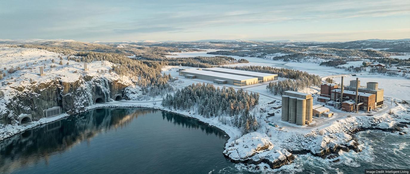 Inside a former graphite mine, Lefdal Mine Datacenter harnesses 8°C seawater pumped from an adjacent fjord to regulate temperatures.