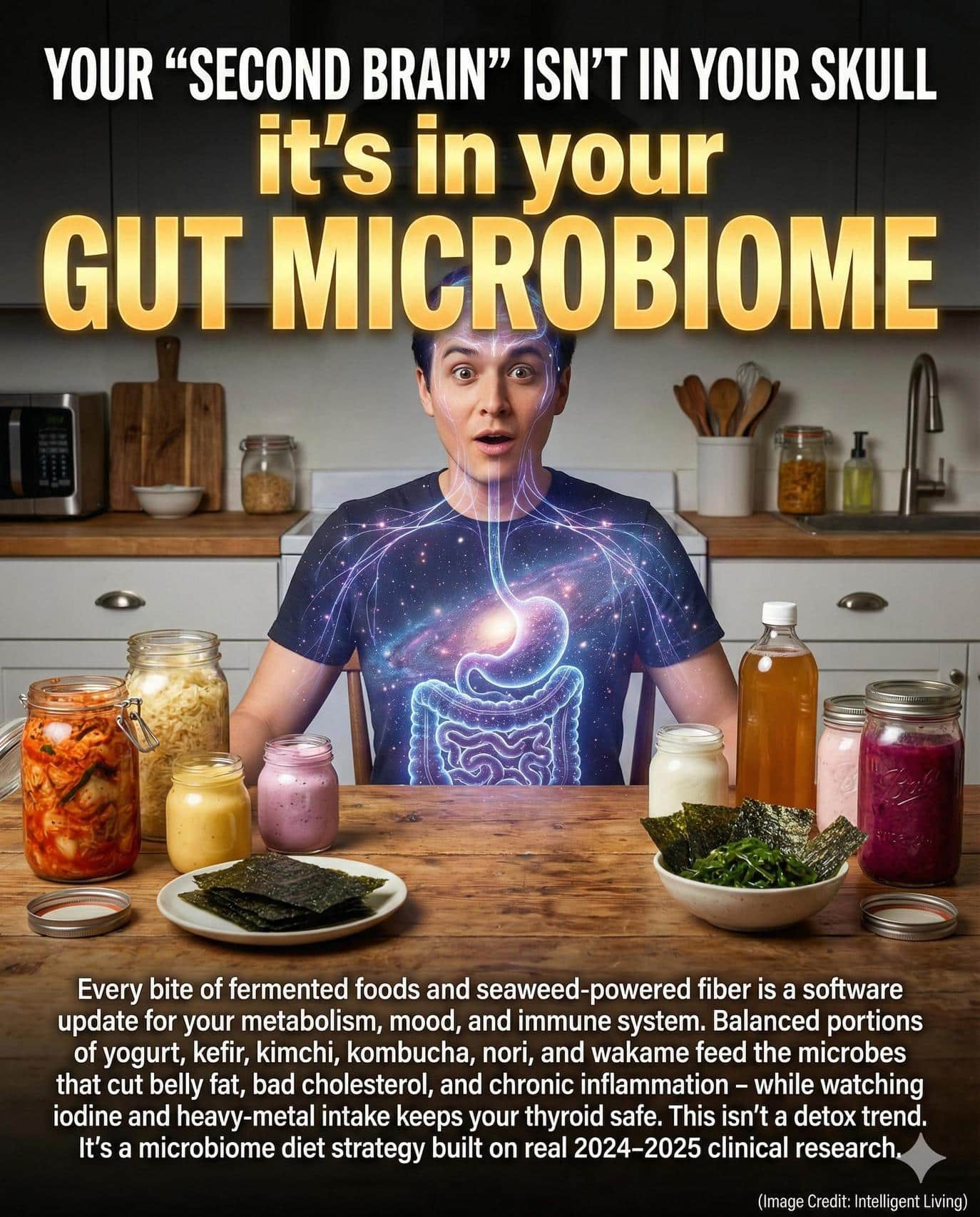 Fermented foods supply live cultures like Lactobacillus and Bifidobacterium to transiently influence the gut environment.