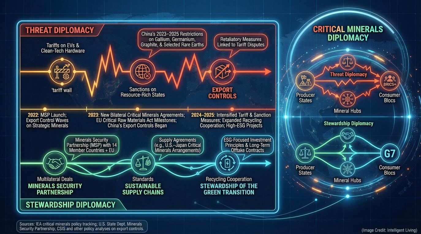 Past Chinese export controls on rare earth elements and strategic materials highlighted how vulnerable Western economies can be when supply is heavily concentrated under one geopolitical sphere of influence.