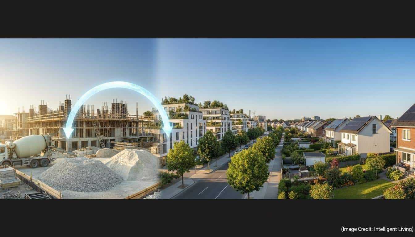 As sustainable concrete becomes the industry standard, the development of green buildings with lower material emissions will fundamentally decrease the carbon footprint of future cities.