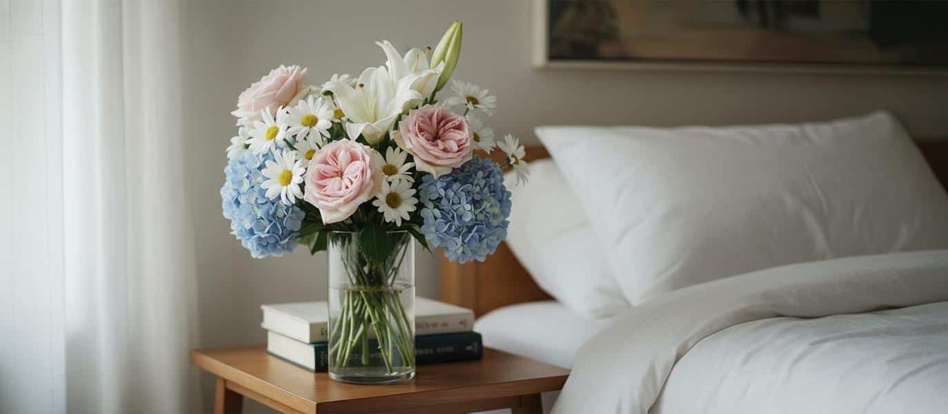 When someone feels under the weather, flowers add light without demanding energy or conversation back.