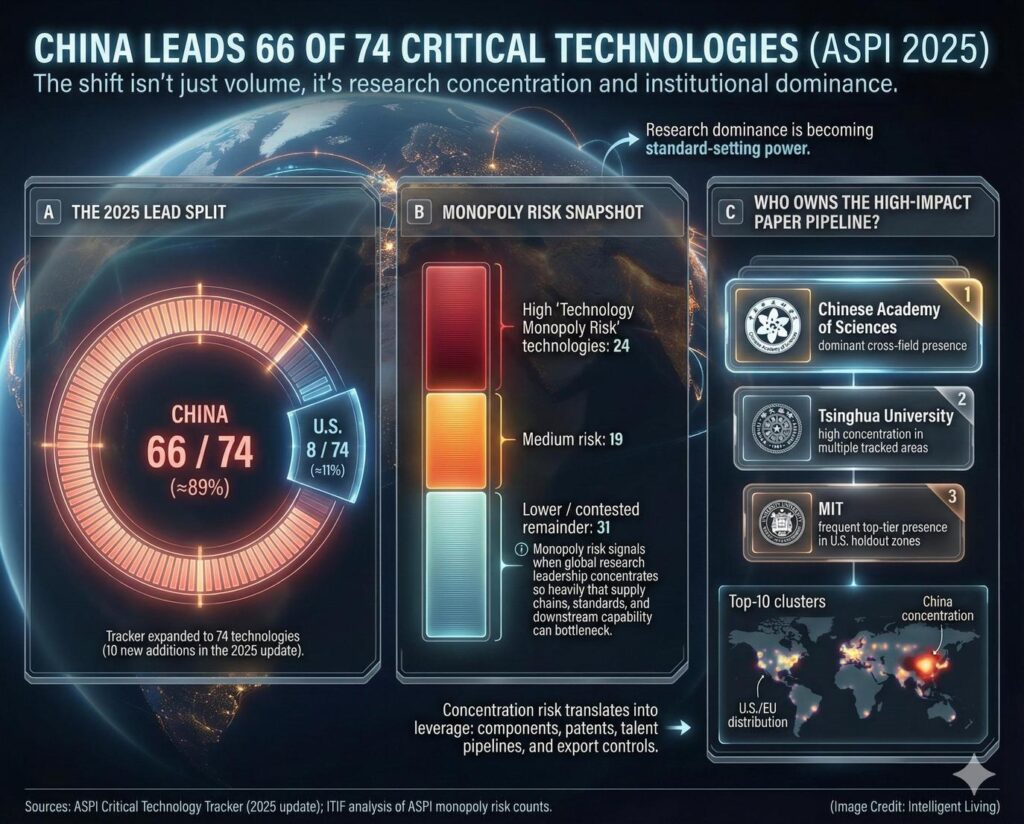 The 2026 Global Critical Tech Race: Analyzing China's Lead in 66 of 74 ...