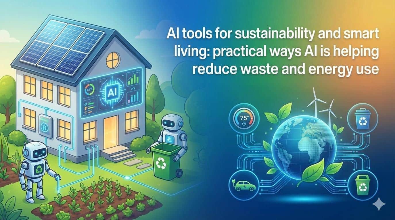 AI Tools for Sustainability and Smart Living: Practical Ways AI is Helping Reduce Waste and Energy Use